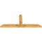 Ekena Millwork Portland Rough Sawn Timber Gable Bracket, Western Red Cedar, 84"W x 35"H x 4"D x 6"F, 10/12 Pitch GBW084X35X0406POR00RWR - alternate 5